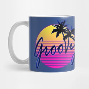 Groovy Outrun Vaporwave 80's Retro Miami Vice Mug